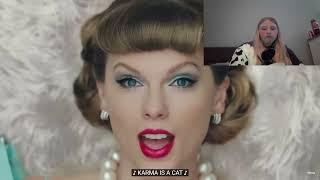 Racting toTaylor Swift for the first time! Taylor Swift ft. Ice Spice - Karma (Official Music Video)