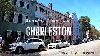 Charleston Run: Hampton Park, Brittlebank Park, Battery, Rainbow Row, Tradd St.  #treadmill run