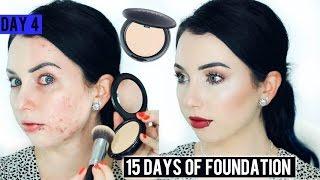 COVER FX TOTAL COVER CREAM Foundation {First Impression Review & Demo!} 15 DAYS OF FOUNDATION