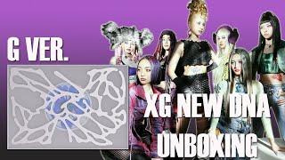 XG - 「NEW DNA」 1st Mini album UNBOXING (G Ver. + XG shop benefit)