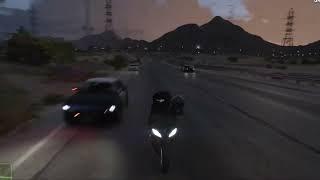 Hot Motorcycle pursuit