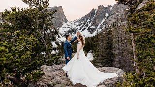 Elopement in the Heart of Rocky Mountain National Park