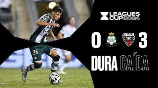 SANTOS 0-3 DC UNITED | DURO debut de los GUERREROS