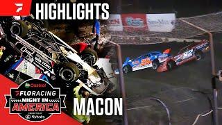 MAYHEM IN MACON | Castrol FloRacing Night in America at Macon Speedway 5/28/24 | Highlights