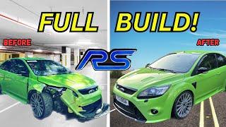 FULL BUILD - REBUILDING A CRASH DAMAGED FORD FOCUS RS MK2