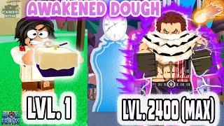 Noob to MAX Lvl Using Awakened DOUGH Fruit-BloxFruits