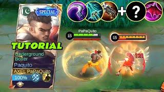 PAQUITO BEST 3 DAMAGE ITEMS TO WIN EXPLANE EASILY | BEST BUILD FOR PAQUITO MLBB