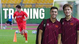 TRAINING TIME | Tiến Linh đã đi tập cùng Hoàng Đức rồi! Buổi tập thứ 2 trên sân Gò Đậu