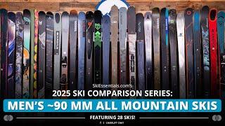 2025 Men's 90 mm All-Mountain Ski Comparison with SkiEssentials.com