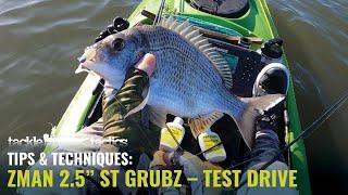 ZMan 2.5" ST GrubZ - Test Drive on the Flats