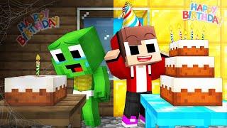 JJ's RICH Birthday vs Mikey's POOR Birthday Battle in Minecraft - Maizen