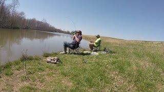 Fishing Rush Creek Ohio For Crappie, Also Zanesville Ohio For Big Carp! Episode 8