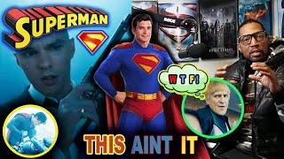 James Gunn Superman TEASER TRAILER  SUCKS  THIS AINT IT RESTORE THE SNYDERVERSE NOW.