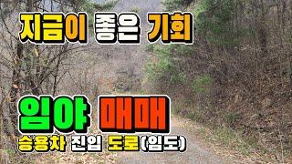 투자용 임야입니다. 승용차로 갈수있는 곳. 투자가치 상승지역 군위 임야매매 [매물 978]