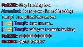 He Accused Me Of Hacking, So I Joined On My Main.. (Roblox Arsenal)