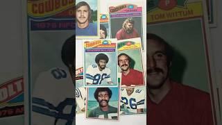 Absolute Best NFL football hair / mustache combo... 1977 edition! Retro Topps cards