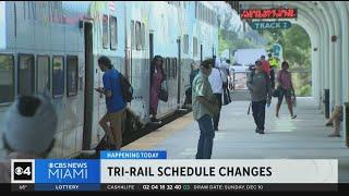 Tri-rail full train schedule modified