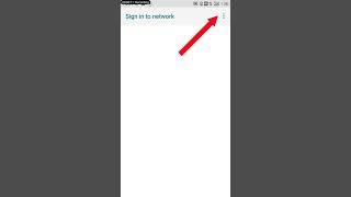 How to fix sign into network problem!||#youtubeshorts #shorts #networkproblem