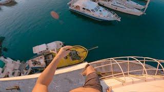 Abandoned Casino Cliff Jump