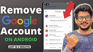 How to Remove Google Account from an Android Phone | How to sign out of Google Account Android