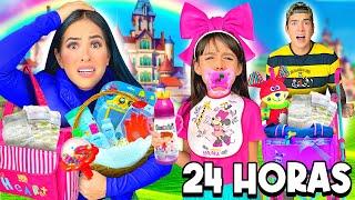 24 HORAS SIENDO PAPÁS DE DANIELA  *Sufrimos mucho* | Karla Bustillos