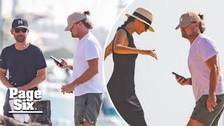 Leonardo DiCaprio, girlfriend Vittoria Ceretti vacation in Ibiza with Tobey Maguire