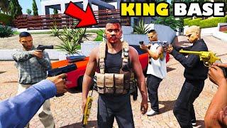 Franklin Trapped In The Most Dangerous KING BASE In GTA 5 | SHINCHAN and CHOP