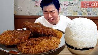 Don't Ever Do This (Crazy Mukbang Challenge in Seoul, Tonkatsu Pork Challenge)