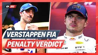 Verstappen FIA Penalty Verdict As Ricciardo Denied True F1 Farewell | F1 Podcast