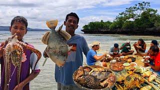 PULAU ANGKER Laut & Darat sangat kaya alamnya, makan Buah dan Sefood #part10