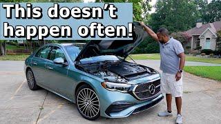 I almost never review cars like this anymore! - 2024 Mercedes-Benz E 450 Sedan Review