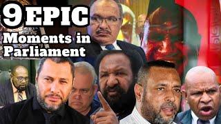 Papua New Guinea Parliament: Top 9 Dramatic Moments! SEE MPS EPIC CLASHES IN PARLIAMENT SITTINGS