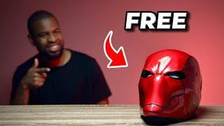 FREE 3D Printed Red Hood Helmet from Do3D!!! Seriously, FREE!!!