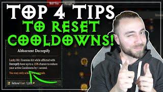 How to Reset Your Cooldowns FAST for 100% Uptime on Skills | 4 Tips to Make Your Build Better