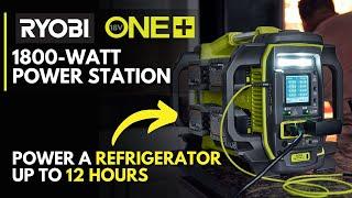 PORTABLE POWER for the Job Site, Tailgate, Campsite and MORE! |  RYOBI 18V ONE+ 1800W Power Station