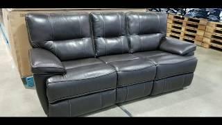 Costco! Leather Dual Power Reclining Sofa! $999!!!