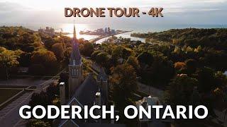  Stunning 4K Drone Footage Over Goderich, Ontario - Canada's Prettiest Town!