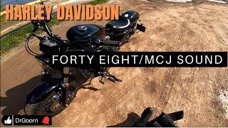 Harley Davidson Forty Eight Sound |Onboard | DrGoorn Motovlog