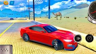 Mustang Speeding & Drifting on Arabian Highway | Drift Station : Real Driving - Open World Car Game