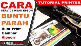 Cara Perbaiki Head Epson Buntu, printer epson buat print dak keluar, printer epson buntu