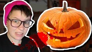 Accident While Carving Pumpkins! (Oops...)