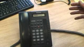 Changing The Time On Panasonic KXTEA308 Or KXTEA824 Telephone System