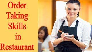 How to Take Restaurant Orders II Order Taking Skills