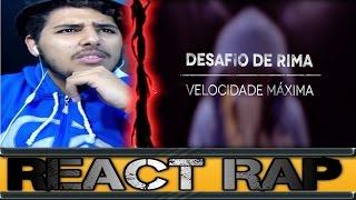 ReactRap 282 | Desafio de Rima - Velocidade Máxima - Fabio Brazza e Ítalo Beatbox (Fabio Brazza)