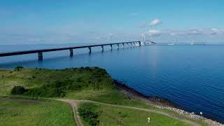 Great Belt Bridge. Denmark.