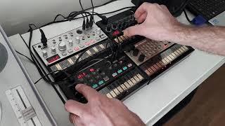 Adam Vox making Old School Techno using Korg Volca