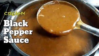 BLACK PEPPER SAUCE / PEPPERCORN RECIPE