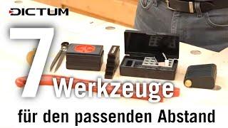 7 Werkzeuge für den richtigen Abstand - Streichmaß, Zirkel, Stufenblock... #dictum #werkzeug