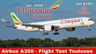 AIRBUS A350 Compilation, with Emirates, 1st -1000 for Ethiopian, Delta...Toulouse Factory (2024)