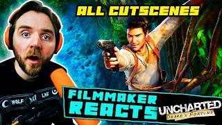 FILMMAKER REACTS: UNCHARTED: DRAKE'S FORTUNE [ALL CUTSCENES!!] | I LOVE THIS STORY!